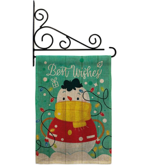 Best Wish Snowman - Winter Wonderland Winter Vertical Impressions Decorative Flags HG114255 Made In USA - Image 20