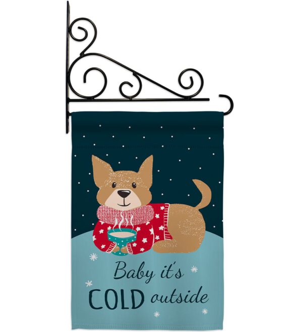 Baby It's Cold - Winter Wonderland Winter Vertical Impressions Decorative Flags HG137318 Made In USA - Image 9