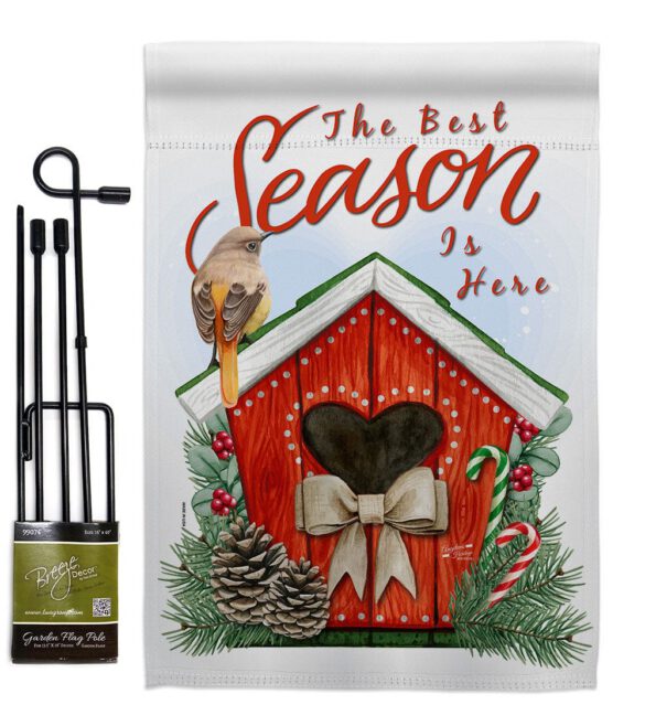 Best Season - Winter Wonderland Winter Vertical Impressions Decorative Flags HG137353 Made In USA - Image 4