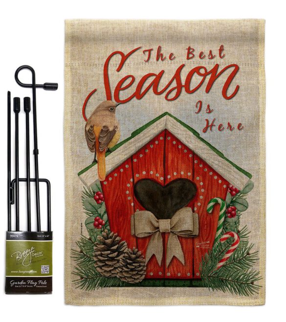 Best Season - Winter Wonderland Winter Vertical Impressions Decorative Flags HG137353 Made In USA - Image 14