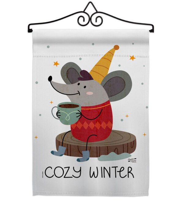 Cozy Winter - Winter Wonderland Winter Vertical Impressions Decorative Flags HG137373 Made In USA - Image 7