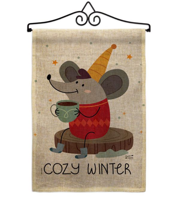 Cozy Winter - Winter Wonderland Winter Vertical Impressions Decorative Flags HG137373 Made In USA - Image 17