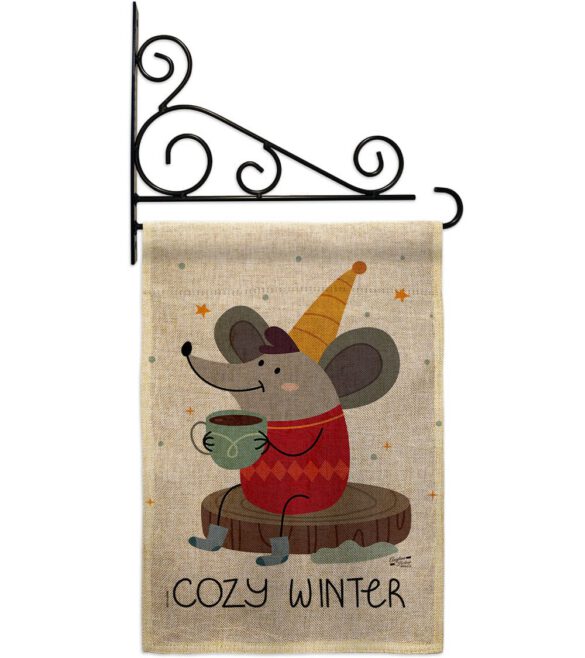 Cozy Winter - Winter Wonderland Winter Vertical Impressions Decorative Flags HG137373 Made In USA - Image 18