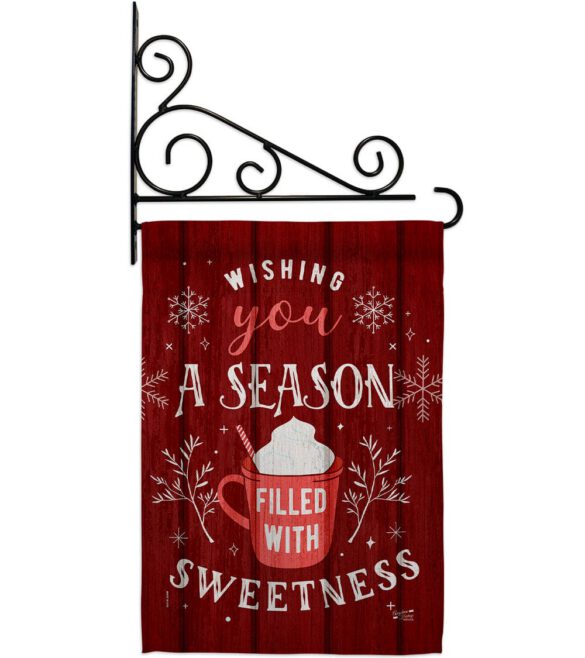 Filled with Sweetness - Winter Wonderland Winter Vertical Impressions Decorative Flags HG137374 Made In USA - Image 8