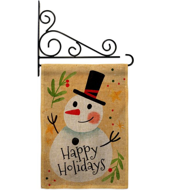 Happy Snowman - Winter Wonderland Winter Vertical Impressions Decorative Flags HG137614 Made In USA - Image 20