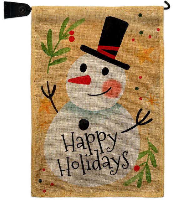 Happy Snowman - Winter Wonderland Winter Vertical Impressions Decorative Flags HG137614 Made In USA - Image 21