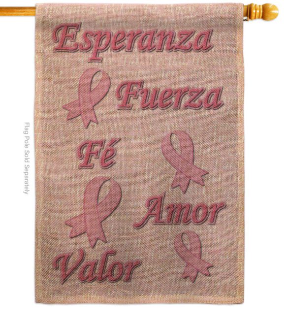 Esperanza, Fé, Valor - Support Inspirational Vertical Impressions Decorative Flags HG120030 Made In USA - Image 19