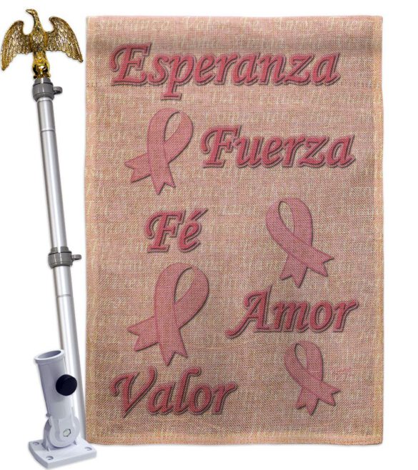 Esperanza, Fé, Valor - Support Inspirational Vertical Impressions Decorative Flags HG120030 Made In USA - Image 21