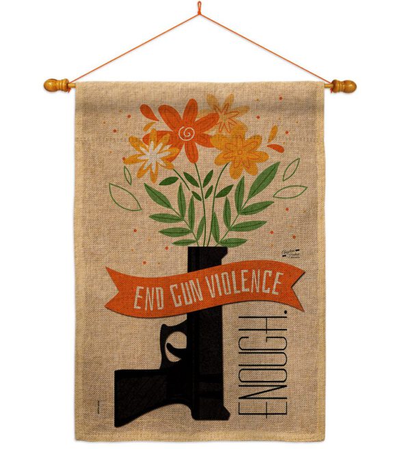 End Gun Violence - Support Inspirational Vertical Impressions Decorative Flags HG130377 Made In USA - Image 42