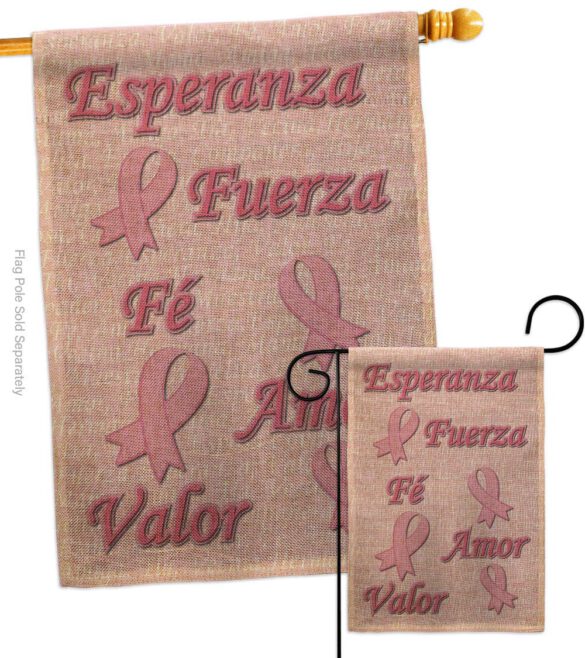 Esperanza, Fé, Valor - Support Inspirational Vertical Impressions Decorative Flags HG120030 Made In USA - Image 23