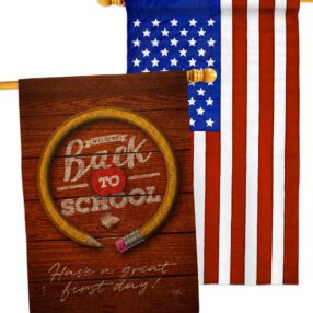 House Flag Back to School HP120055AB B