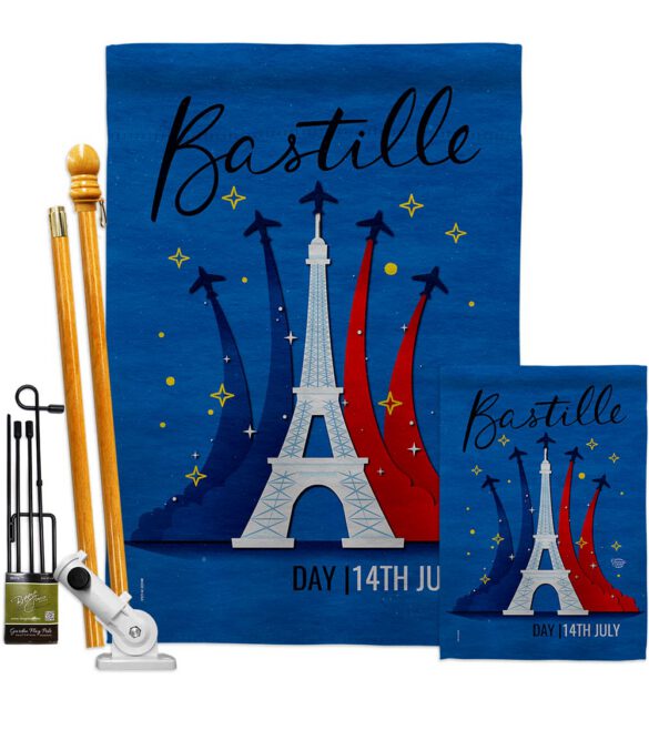 Bastille 14th July - Nationality Flags of the World Horizontal Impressions Decorative Flags HG190158 Made In USA - Image 7