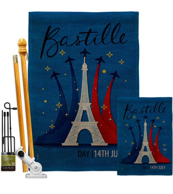 Bastille 14th July - Nationality Flags of the World Horizontal Impressions Decorative Flags HG190158 Made In USA - Image 28