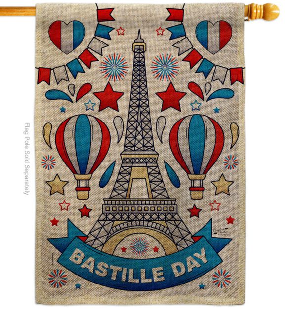 Bastille Day - Nationality Flags of the World Horizontal Impressions Decorative Flags HG130393 Made In USA - Image 24