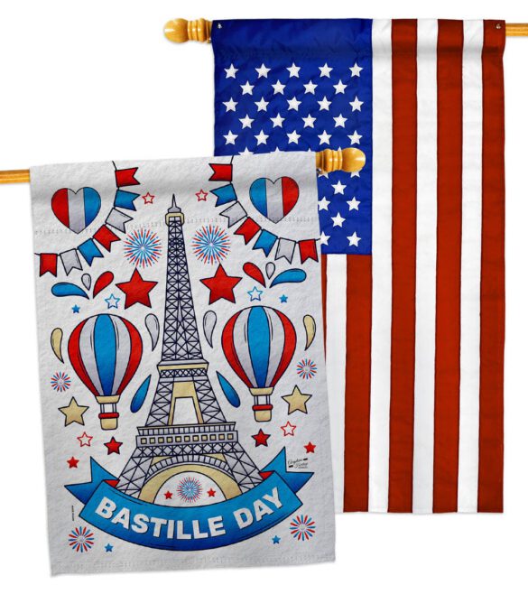 Bastille Day - Nationality Flags of the World Horizontal Impressions Decorative Flags HG130393 Made In USA - Image 11