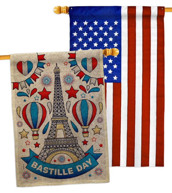 Bastille Day - Nationality Flags of the World Horizontal Impressions Decorative Flags HG130393 Made In USA - Image 32