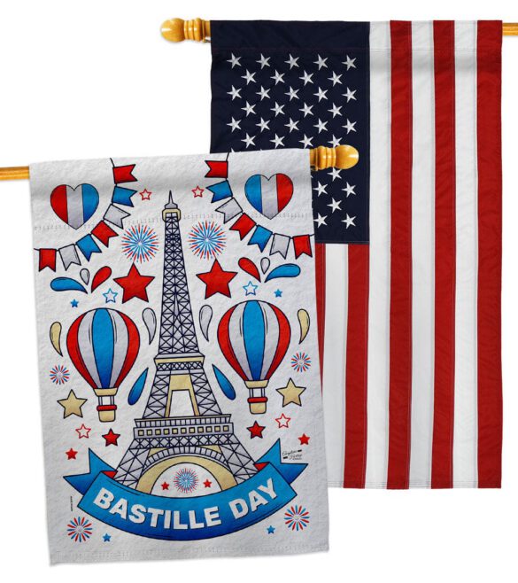 Bastille Day - Nationality Flags of the World Horizontal Impressions Decorative Flags HG130393 Made In USA - Image 16