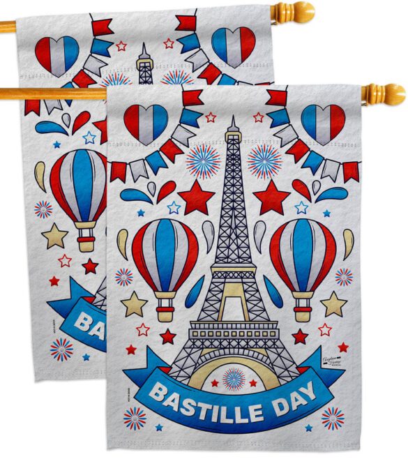 Bastille Day - Nationality Flags of the World Horizontal Impressions Decorative Flags HG130393 Made In USA - Image 13