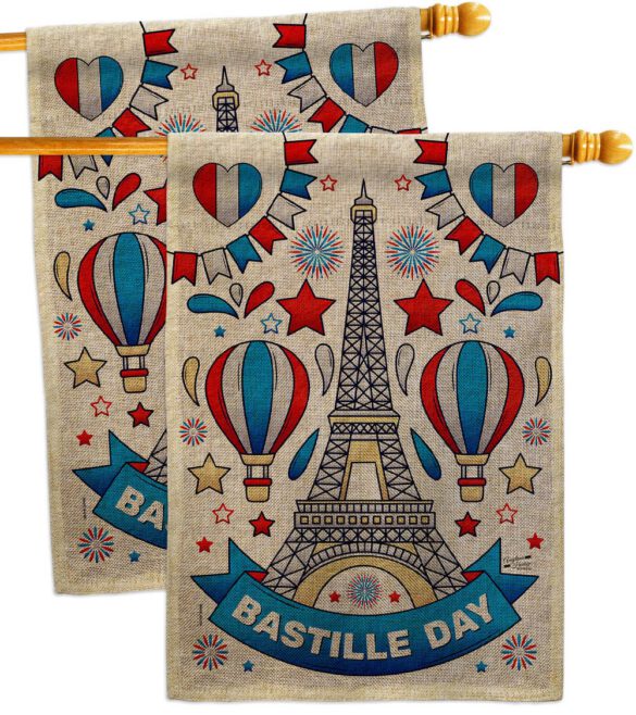 Bastille Day - Nationality Flags of the World Horizontal Impressions Decorative Flags HG130393 Made In USA - Image 34