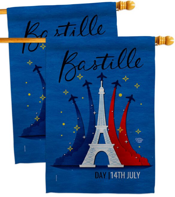 Bastille 14th July - Nationality Flags of the World Horizontal Impressions Decorative Flags HG190158 Made In USA - Image 13