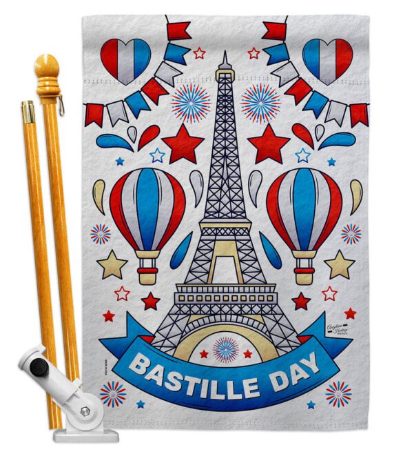 Bastille Day - Nationality Flags of the World Horizontal Impressions Decorative Flags HG130393 Made In USA - Image 6