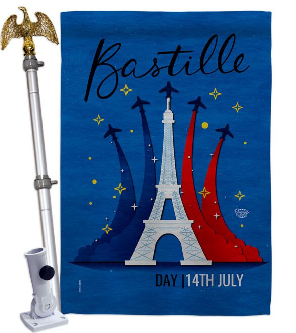 Bastille 14th July - Nationality Flags of the World Horizontal Impressions Decorative Flags HG190158 Made In USA - Image 21