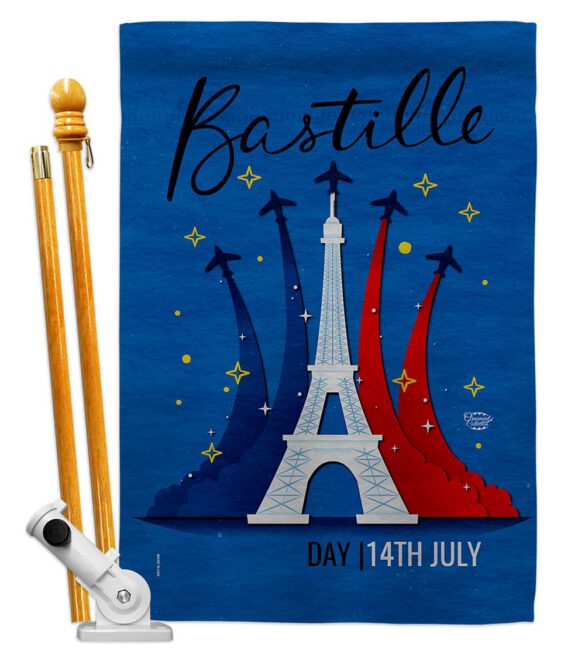 Bastille 14th July - Nationality Flags of the World Horizontal Impressions Decorative Flags HG190158 Made In USA - Image 6