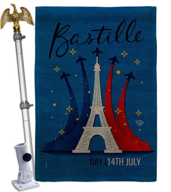 Bastille 14th July - Nationality Flags of the World Horizontal Impressions Decorative Flags HG190158 Made In USA - Image 42