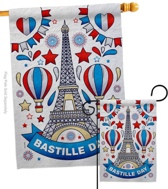 Bastille Day - Nationality Flags of the World Horizontal Impressions Decorative Flags HG130393 Made In USA - Image 4