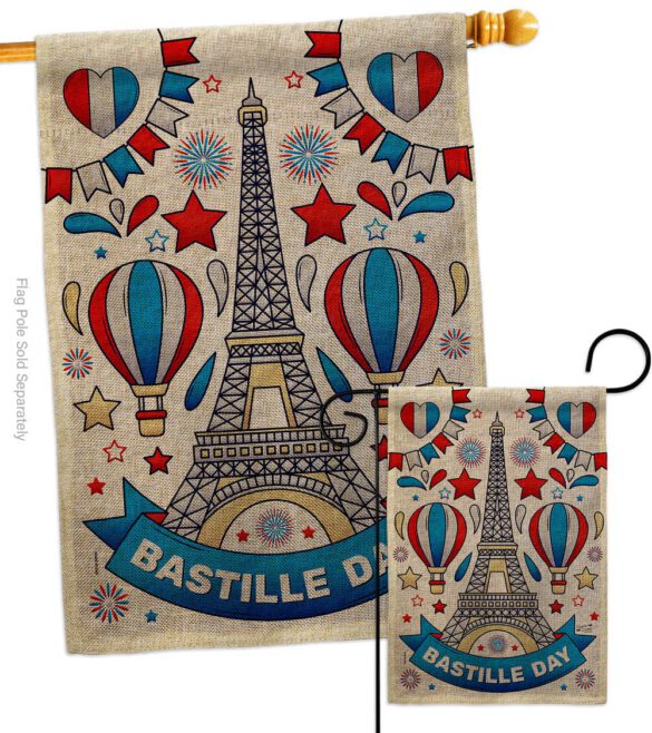 Bastille Day - Nationality Flags of the World Horizontal Impressions Decorative Flags HG130393 Made In USA - Image 25