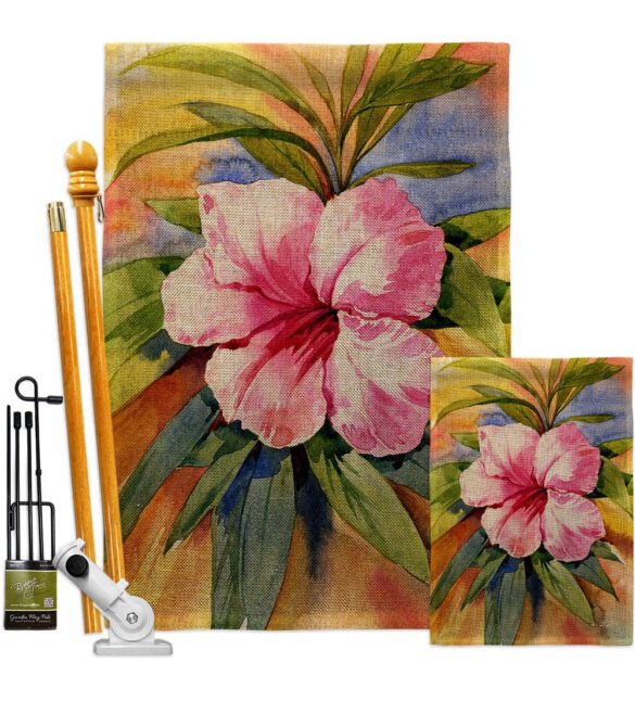 Hibiscus - Beach Coastal Vertical Impressions Decorative Flags HG137547 Made In USA - Image 16