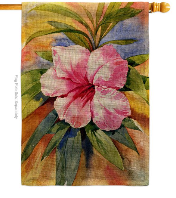 Hibiscus - Beach Coastal Vertical Impressions Decorative Flags HG137547 Made In USA - Image 12
