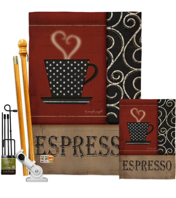 Espresso - Beverages Happy Hour & Drinks Vertical Impressions Decorative Flags HG117026 Made In USA - Image 6