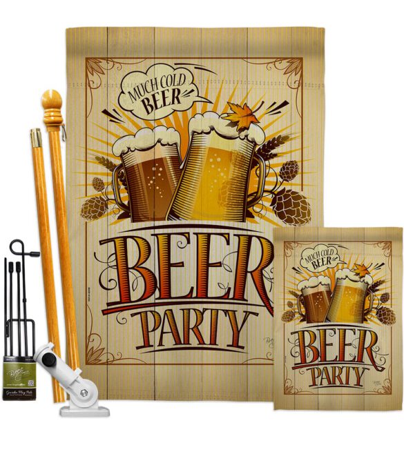 Beer Party - Beverages Happy Hour & Drinks Vertical Impressions Decorative Flags HG117061 Made In USA - Image 6