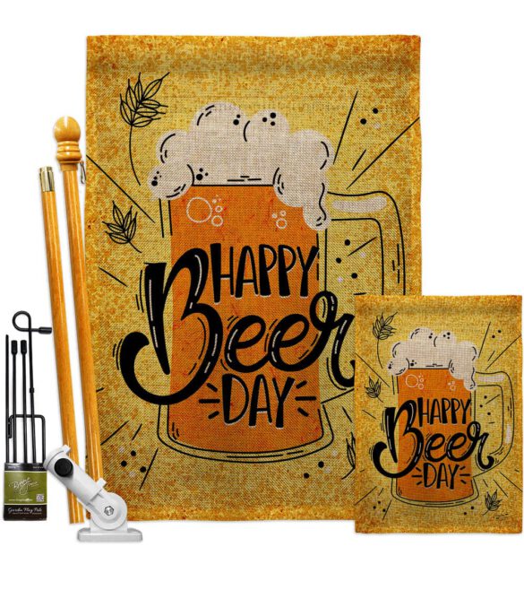 Happy Beer Day - Beverages Happy Hour & Drinks Vertical Impressions Decorative Flags HG137519 Made In USA - Image 16