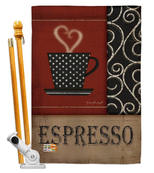 Espresso - Beverages Happy Hour & Drinks Vertical Impressions Decorative Flags HG117026 Made In USA - Image 5