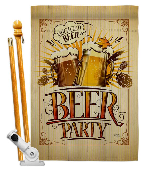 Beer Party - Beverages Happy Hour & Drinks Vertical Impressions Decorative Flags HG117061 Made In USA - Image 5