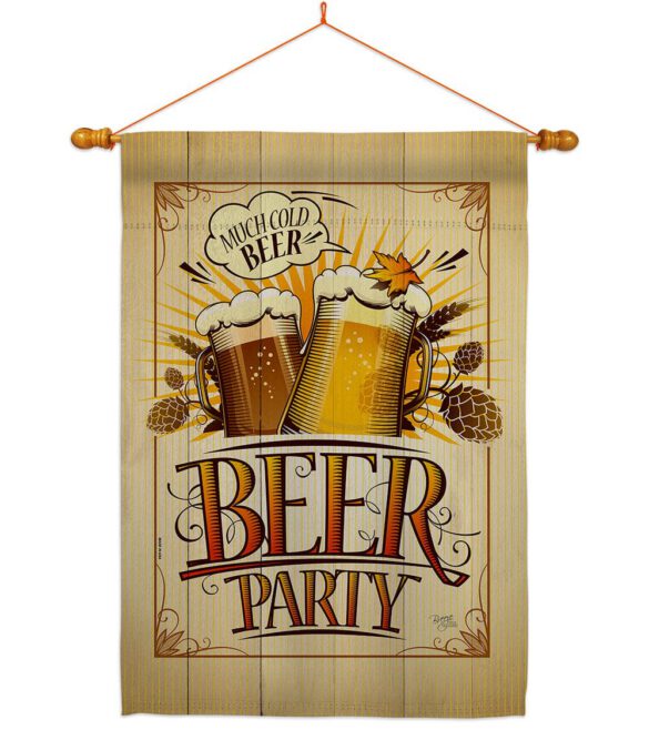 Beer Party - Beverages Happy Hour & Drinks Vertical Impressions Decorative Flags HG117061 Made In USA - Image 10