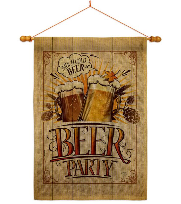 Beer Party - Beverages Happy Hour & Drinks Vertical Impressions Decorative Flags HG117061 Made In USA - Image 20