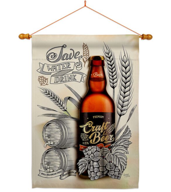 Craft Beer - Beverages Happy Hour & Drinks Vertical Impressions Decorative Flags HG117071 Made In USA - Image 10