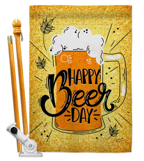 Happy Beer Day - Beverages Happy Hour & Drinks Vertical Impressions Decorative Flags HG137519 Made In USA - Image 5