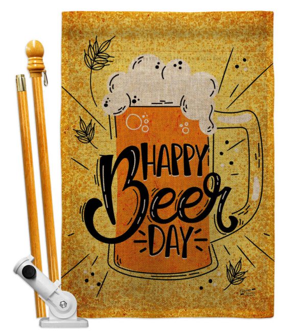 Happy Beer Day - Beverages Happy Hour & Drinks Vertical Impressions Decorative Flags HG137519 Made In USA - Image 15
