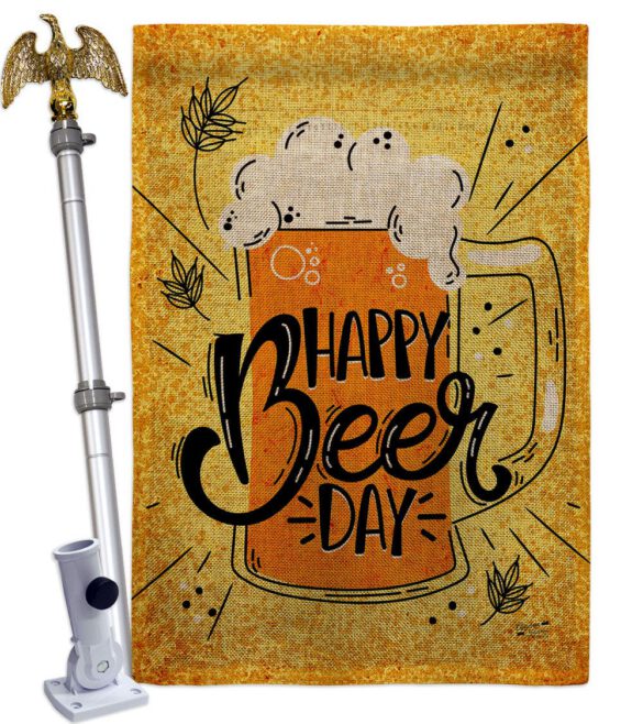 Happy Beer Day - Beverages Happy Hour & Drinks Vertical Impressions Decorative Flags HG137519 Made In USA - Image 19