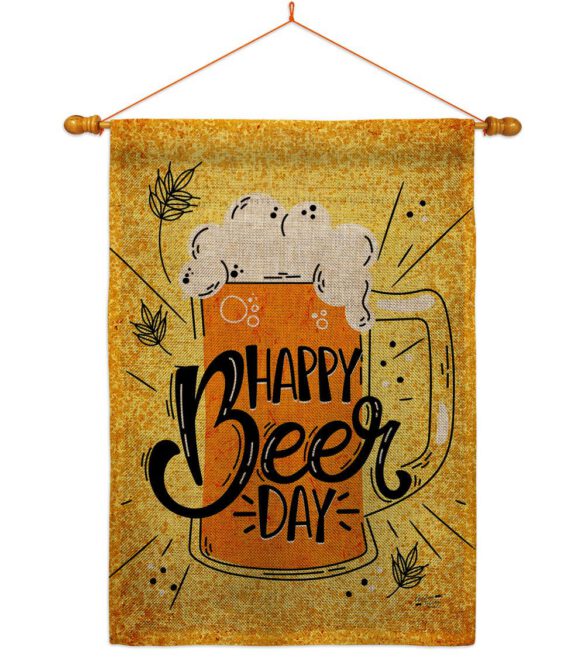 Happy Beer Day - Beverages Happy Hour & Drinks Vertical Impressions Decorative Flags HG137519 Made In USA - Image 20