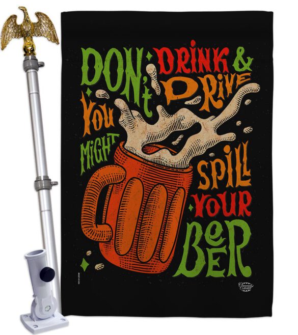 Don't Drink Beer - Beverages Happy Hour & Drinks Vertical Impressions Decorative Flags HG192300 Made In USA - Image 9