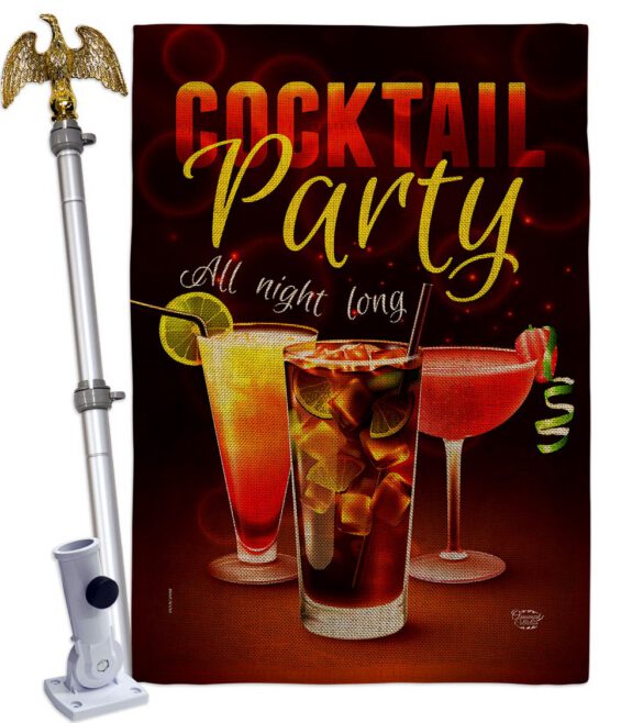 All Night Long - Beverages Happy Hour & Drinks Vertical Impressions Decorative Flags HG192523 Made In USA - Image 20