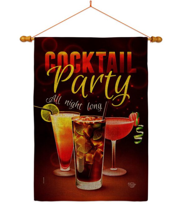 All Night Long - Beverages Happy Hour & Drinks Vertical Impressions Decorative Flags HG192523 Made In USA - Image 21
