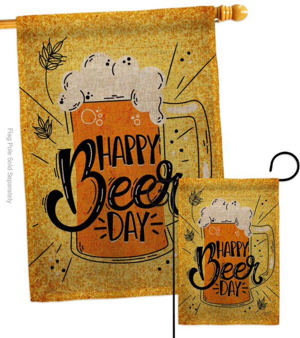 Happy Beer Day - Beverages Happy Hour & Drinks Vertical Impressions Decorative Flags HG137519 Made In USA - Image 13