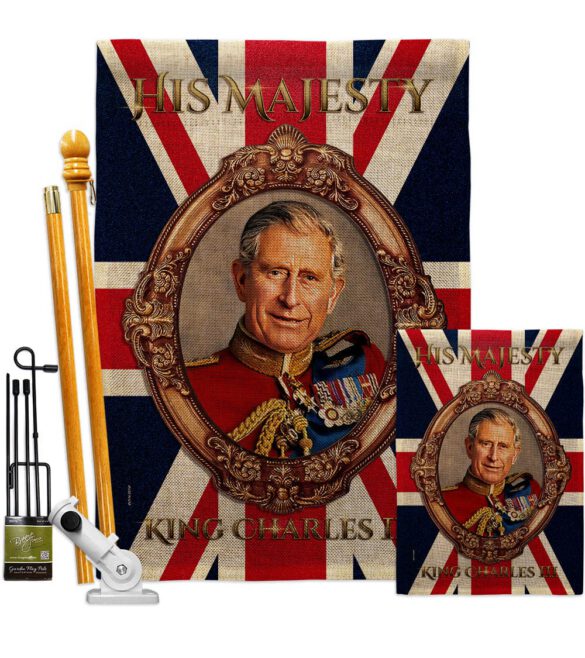 His Majesty CR III - Expression Inspirational Vertical Impressions Decorative Flags HG180337 Made In USA - Image 27