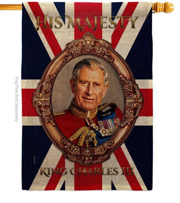 His Majesty CR III - Expression Inspirational Vertical Impressions Decorative Flags HG180337 Made In USA - Image 23